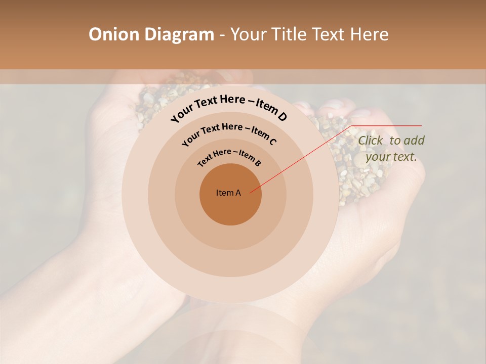 People Love Shape PowerPoint Template