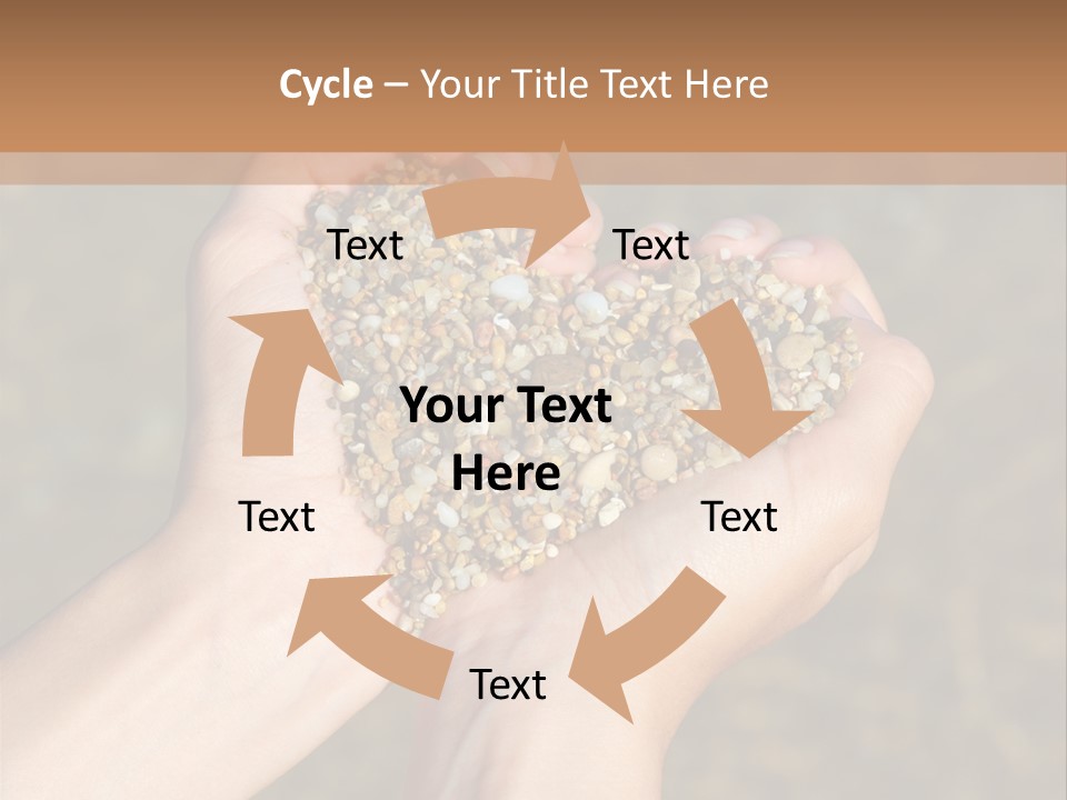 People Love Shape PowerPoint Template