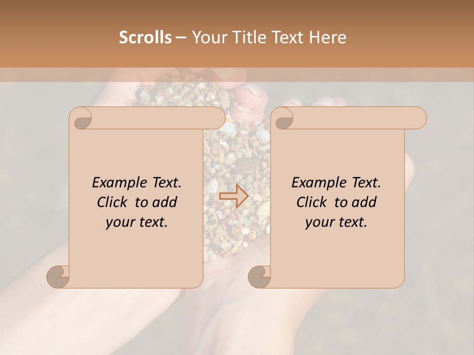 People Love Shape PowerPoint Template