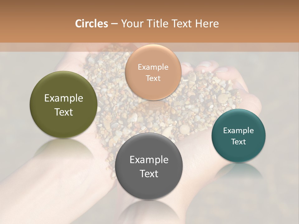 People Love Shape PowerPoint Template