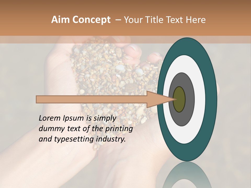 People Love Shape PowerPoint Template