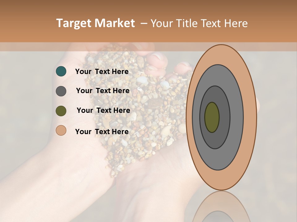 People Love Shape PowerPoint Template