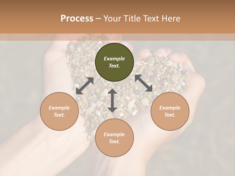 People Love Shape PowerPoint Template