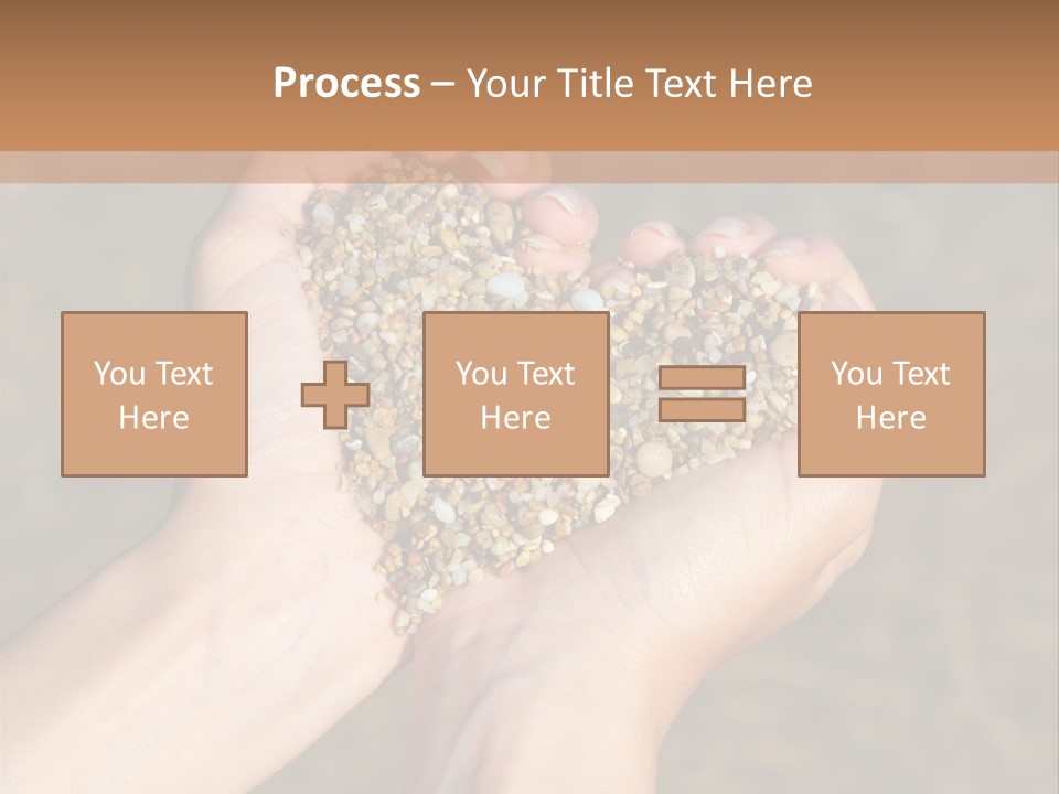 People Love Shape PowerPoint Template