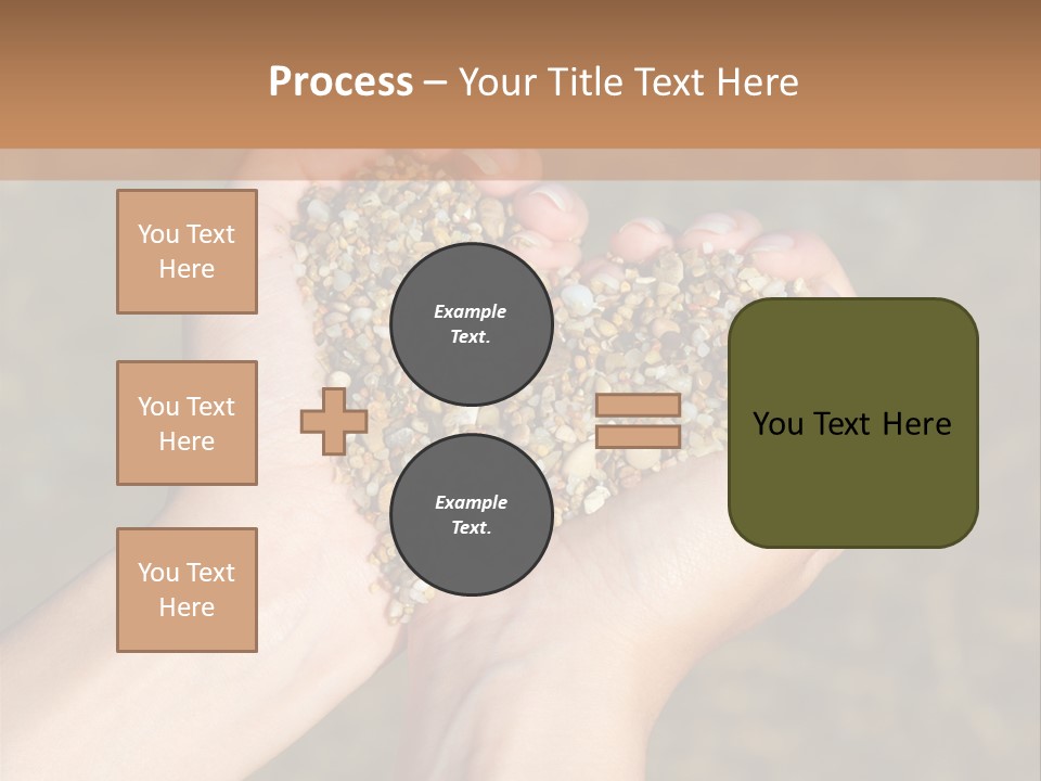 People Love Shape PowerPoint Template