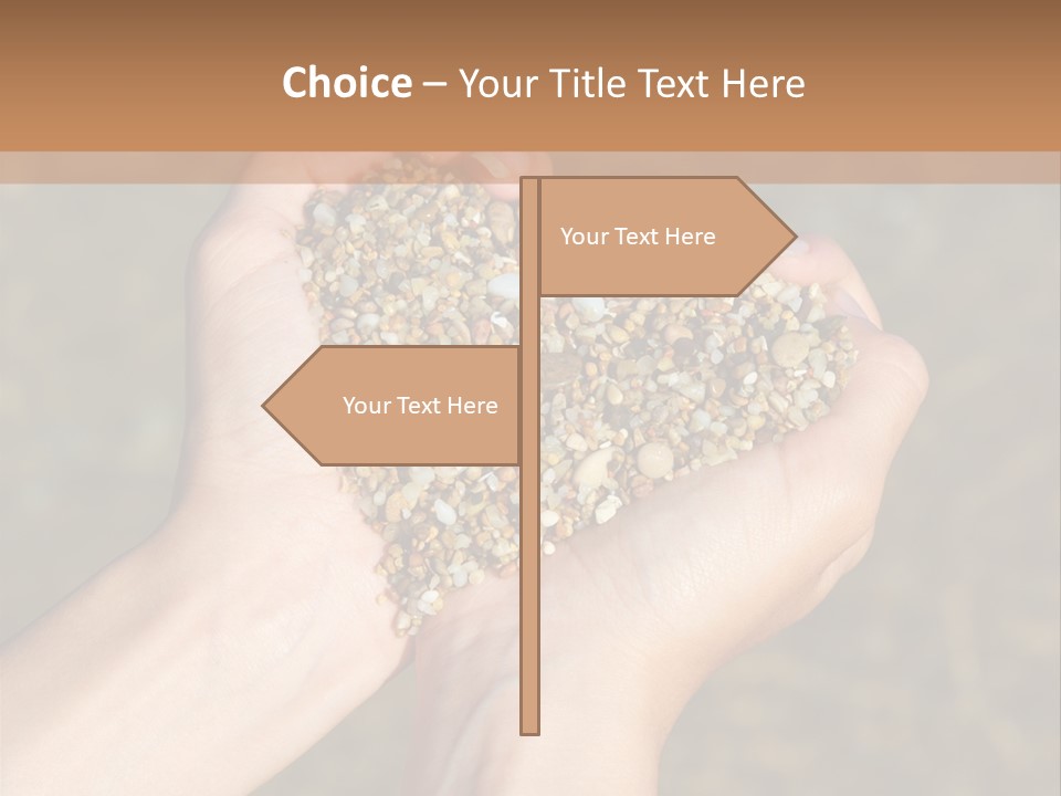 People Love Shape PowerPoint Template