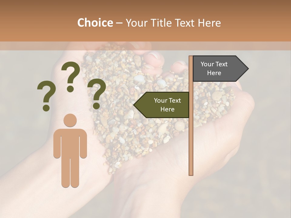 People Love Shape PowerPoint Template