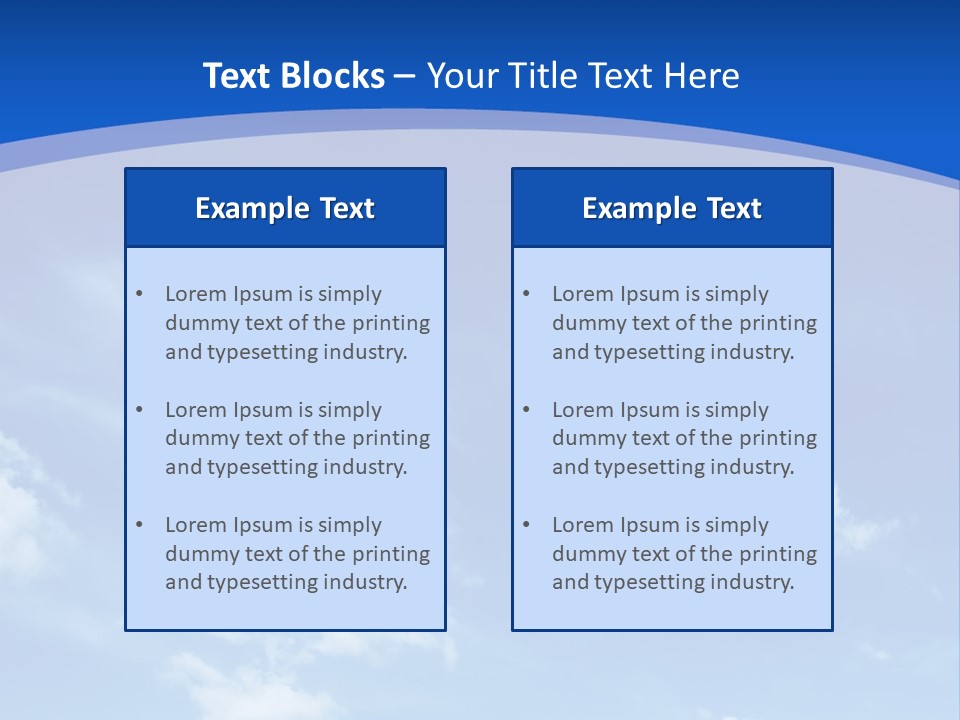 Environment Outdoors Cloud PowerPoint Template