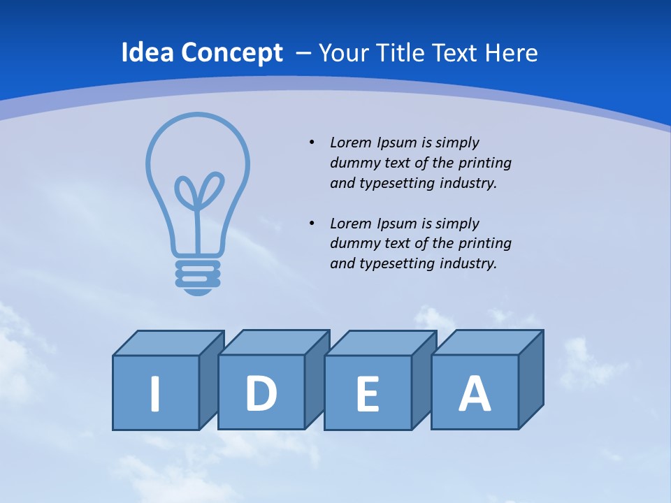 Environment Outdoors Cloud PowerPoint Template