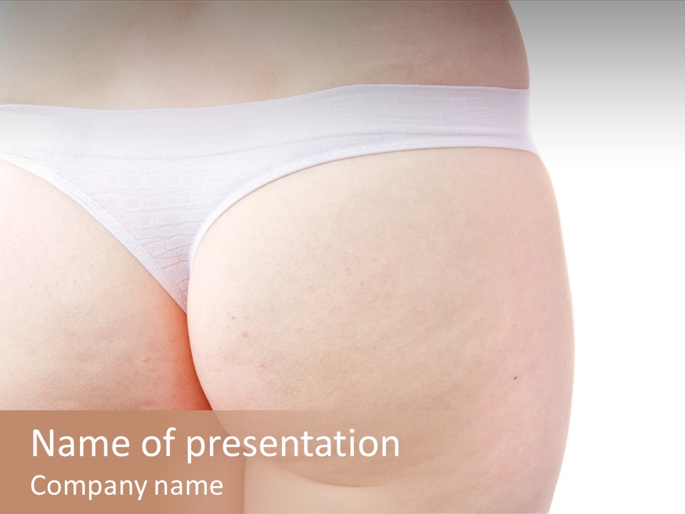 Fit Clean Hips PowerPoint Template