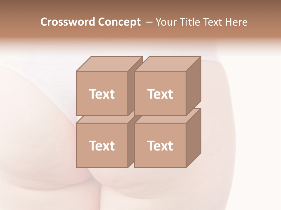 Fit Clean Hips PowerPoint Template