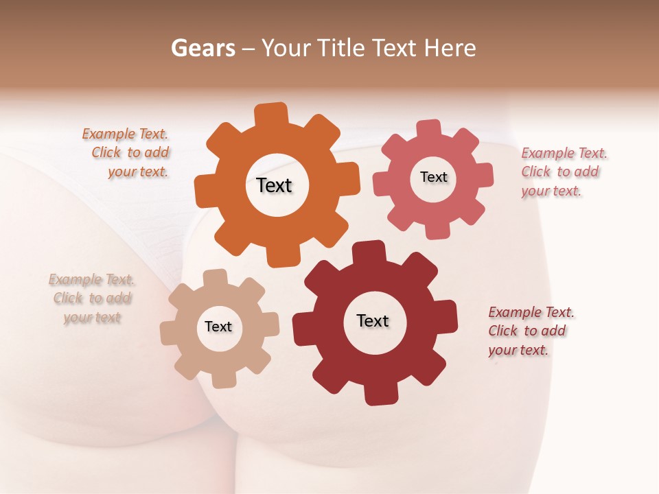 Fit Clean Hips PowerPoint Template