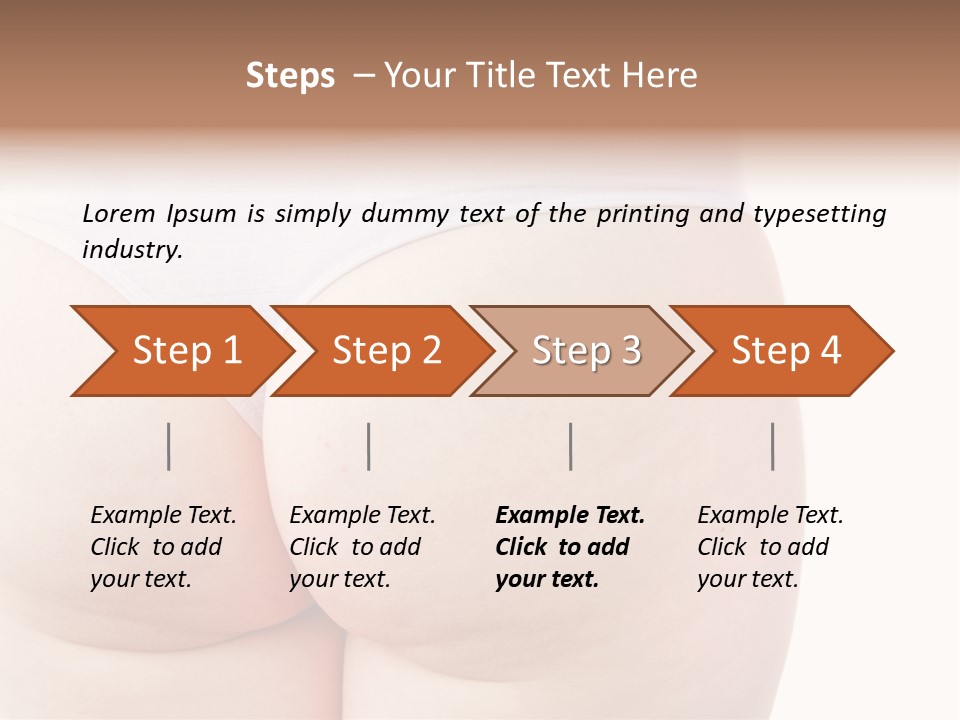 Fit Clean Hips PowerPoint Template