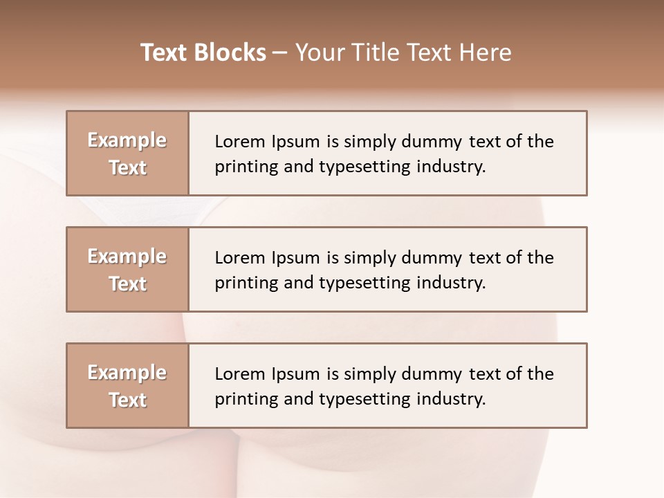 Fit Clean Hips PowerPoint Template