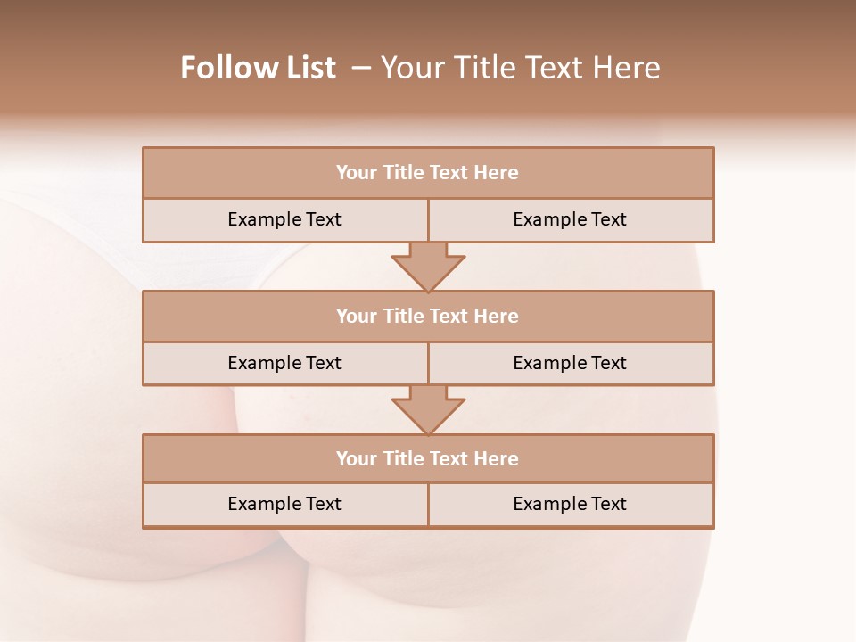 Fit Clean Hips PowerPoint Template