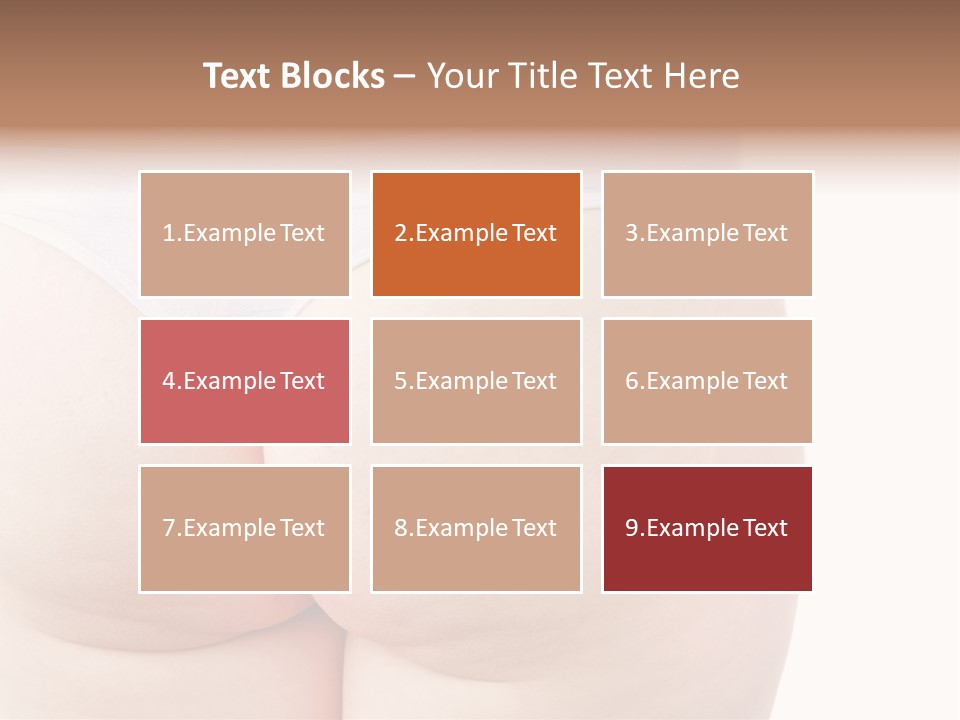 Fit Clean Hips PowerPoint Template