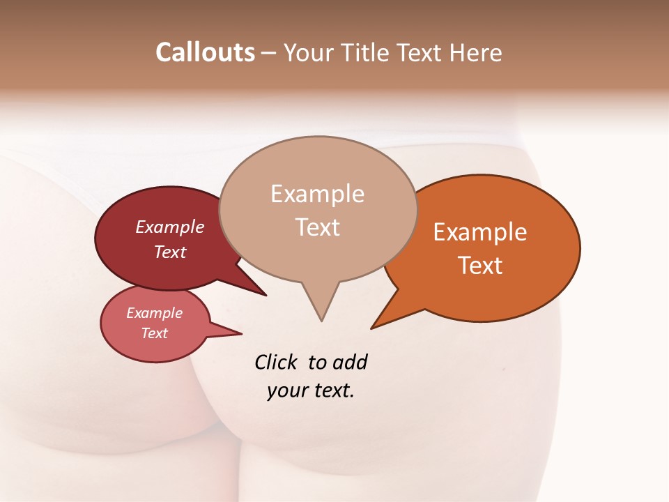 Fit Clean Hips PowerPoint Template