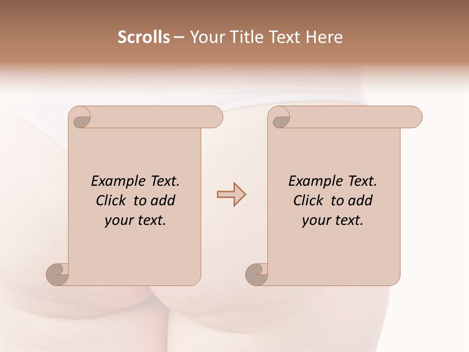 Fit Clean Hips PowerPoint Template