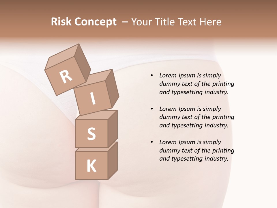 Fit Clean Hips PowerPoint Template