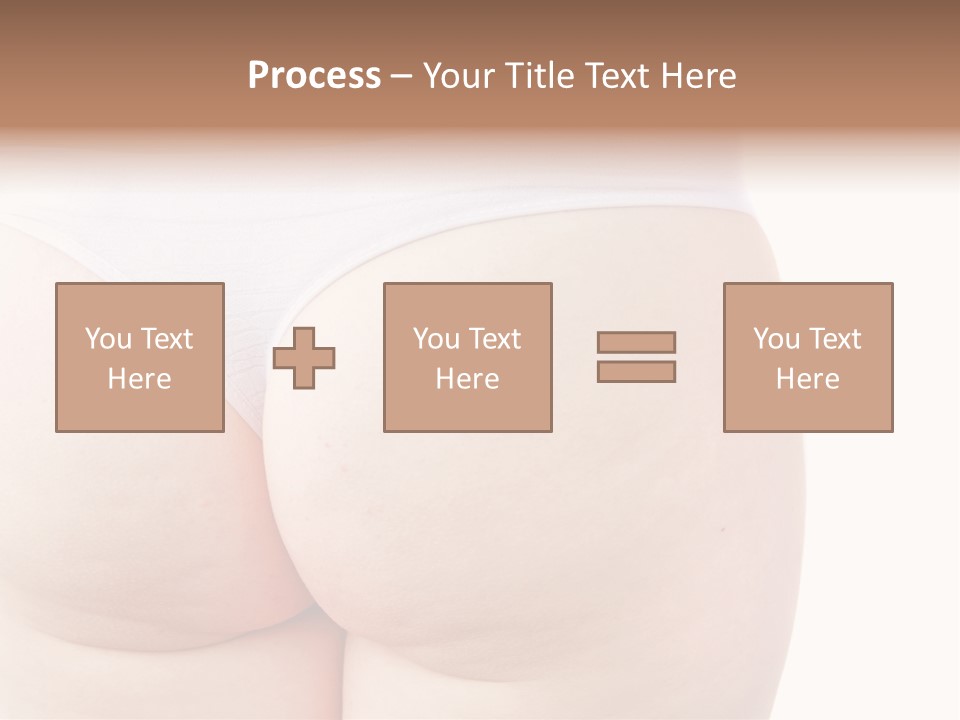 Fit Clean Hips PowerPoint Template