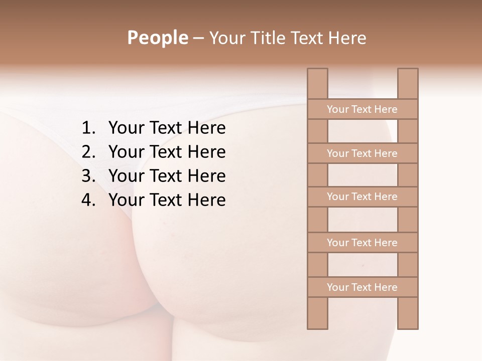 Fit Clean Hips PowerPoint Template