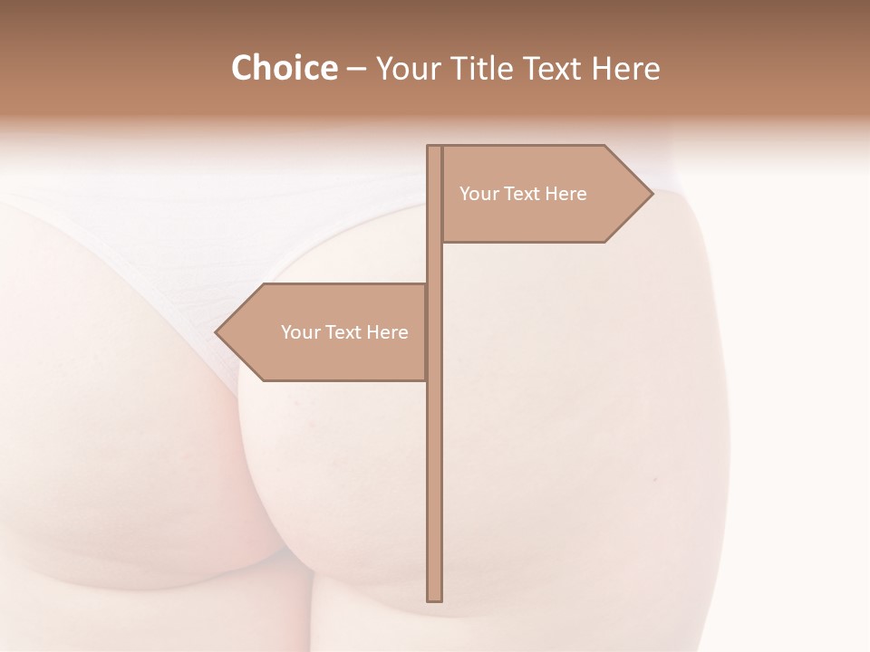 Fit Clean Hips PowerPoint Template