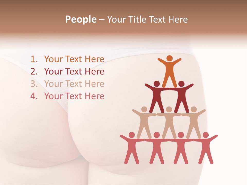 Fit Clean Hips PowerPoint Template