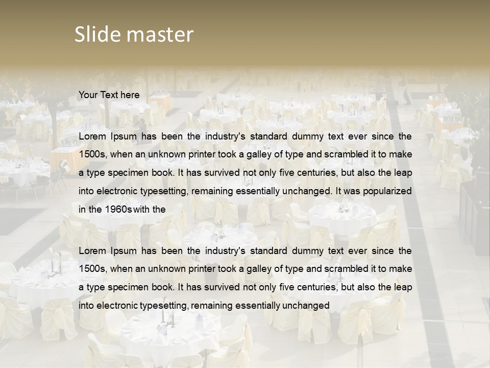 Food Hall Fork PowerPoint Template