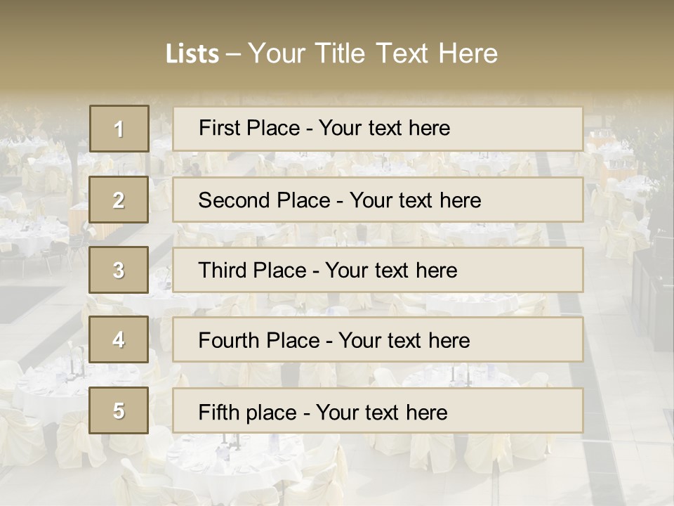Food Hall Fork PowerPoint Template