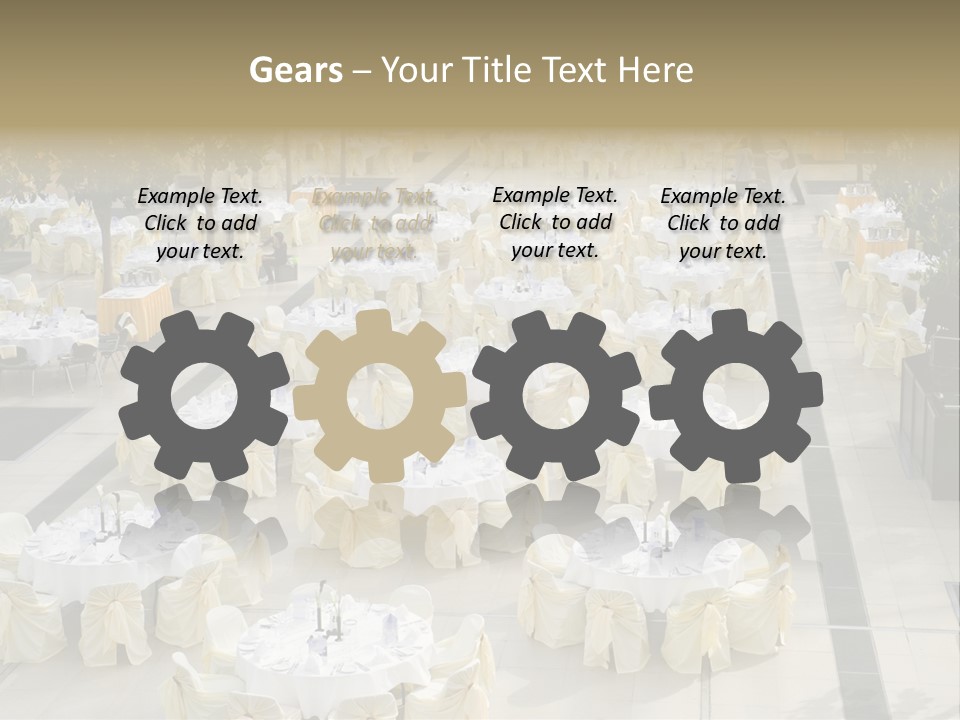 Food Hall Fork PowerPoint Template