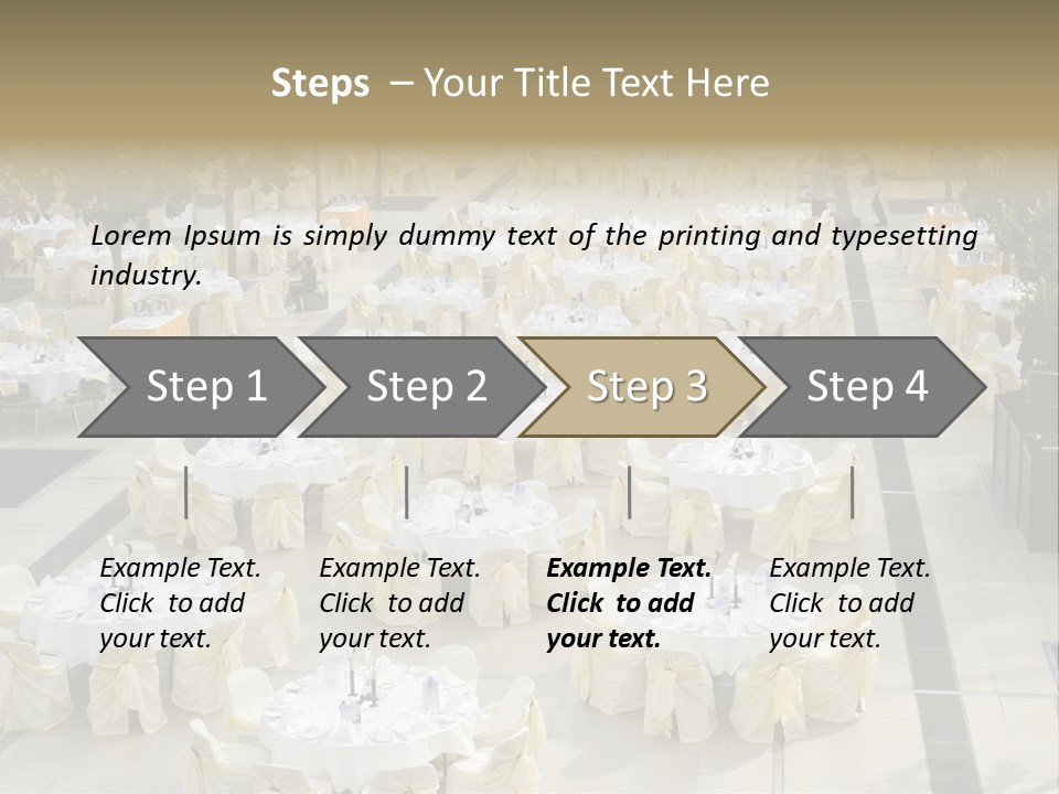 Food Hall Fork PowerPoint Template