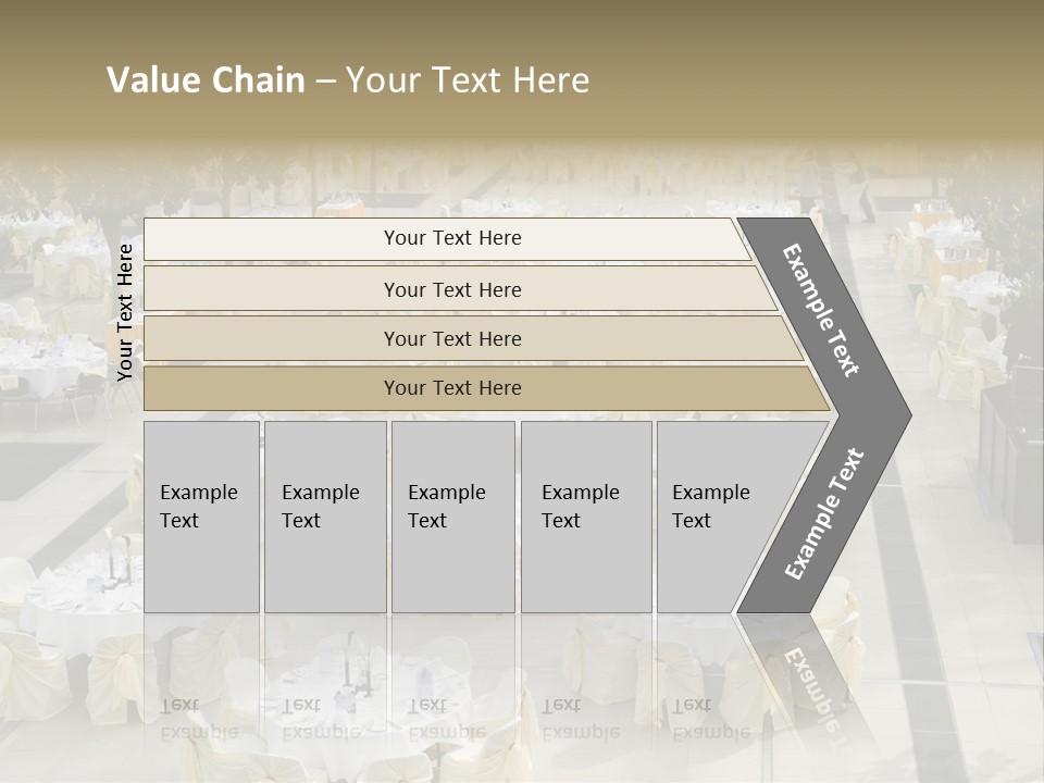 Food Hall Fork PowerPoint Template
