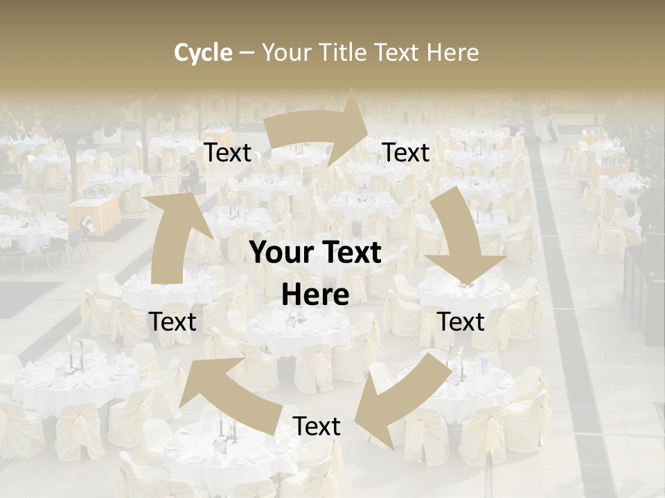 Food Hall Fork PowerPoint Template
