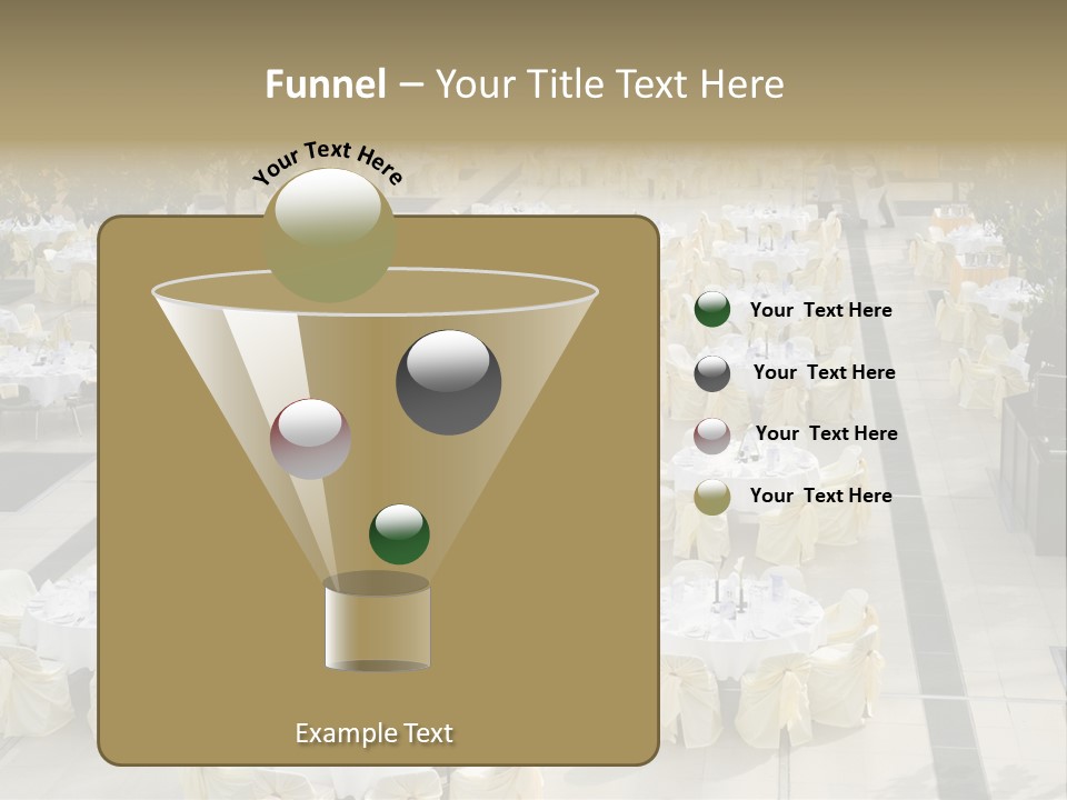 Food Hall Fork PowerPoint Template