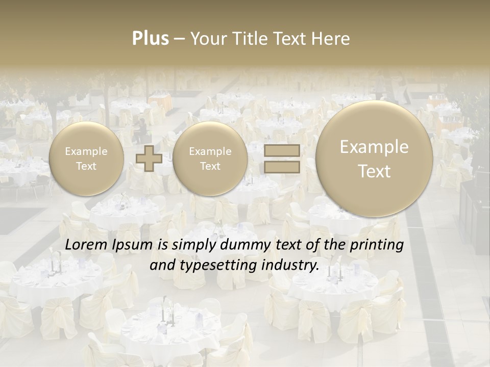 Food Hall Fork PowerPoint Template