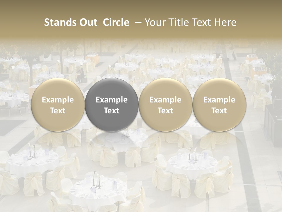 Food Hall Fork PowerPoint Template