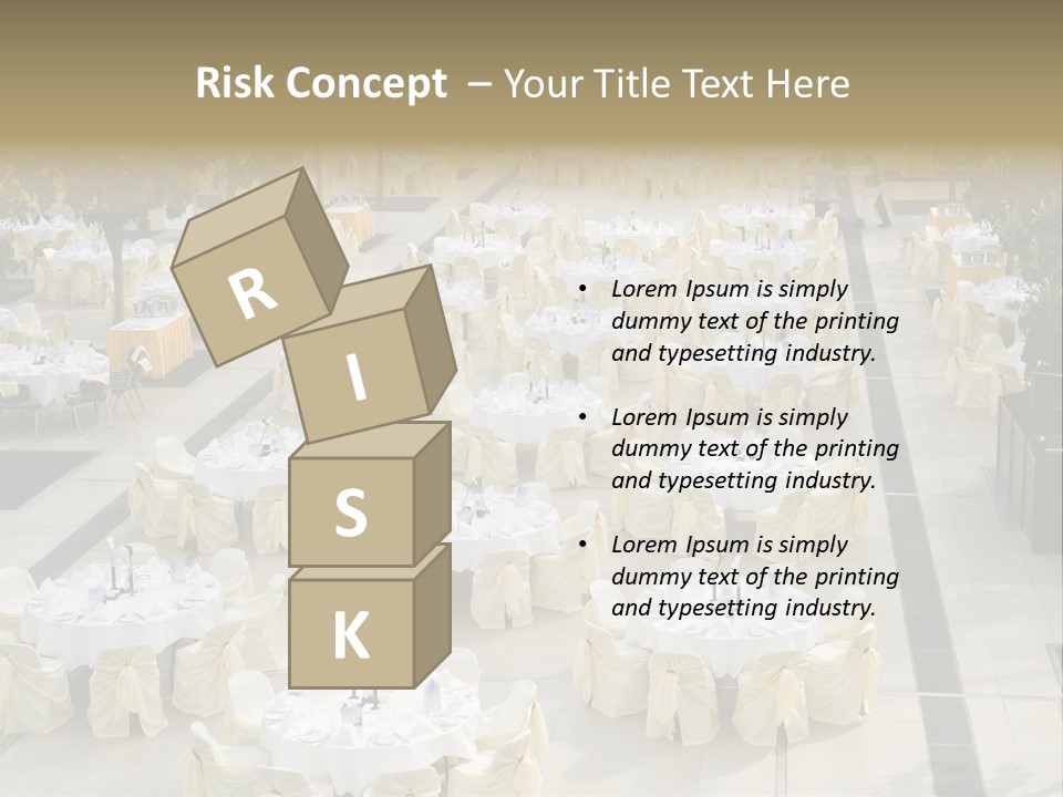 Food Hall Fork PowerPoint Template