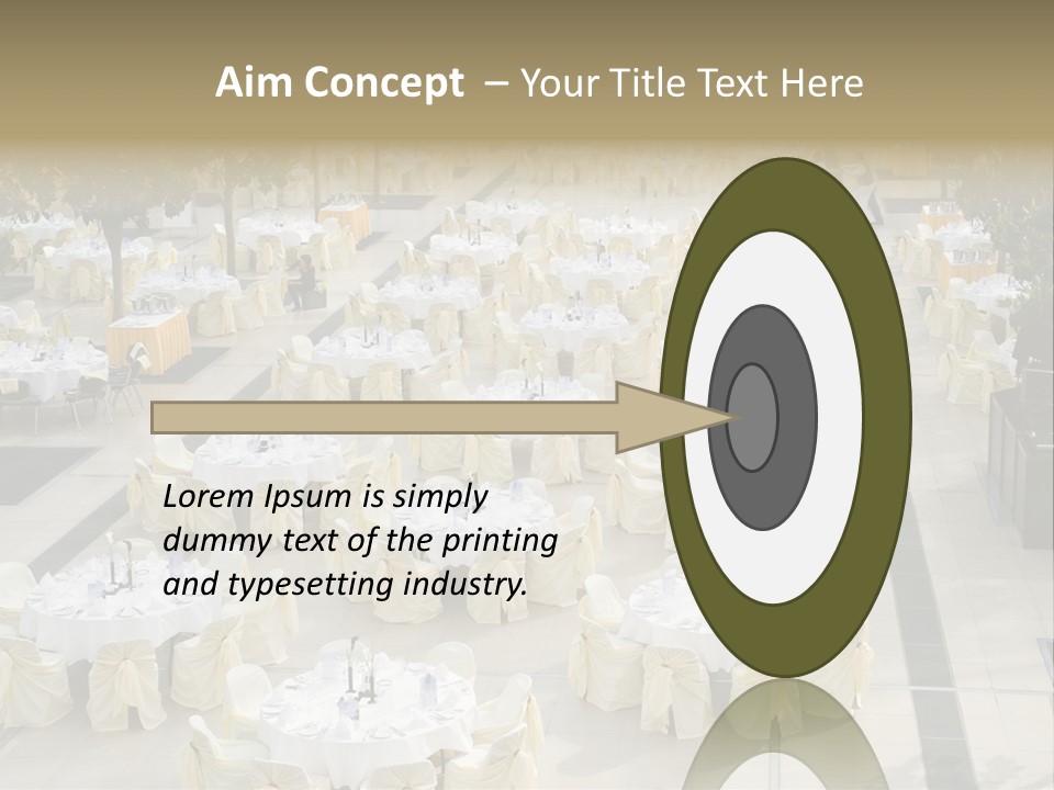 Food Hall Fork PowerPoint Template
