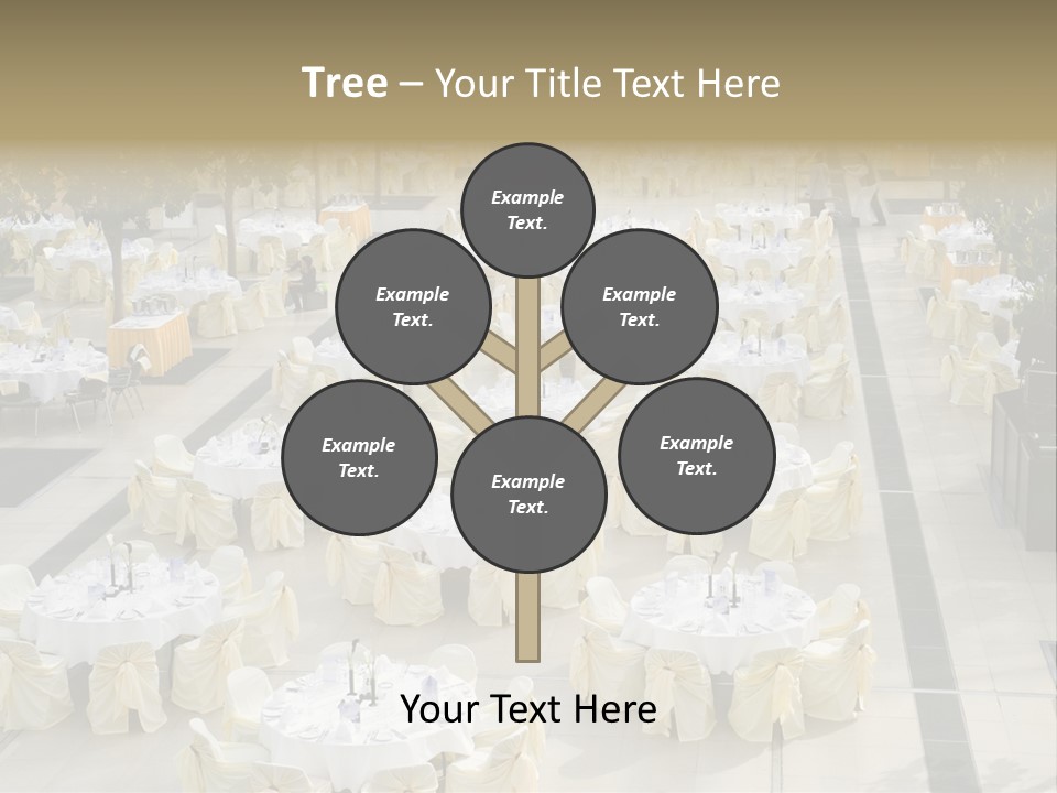 Food Hall Fork PowerPoint Template
