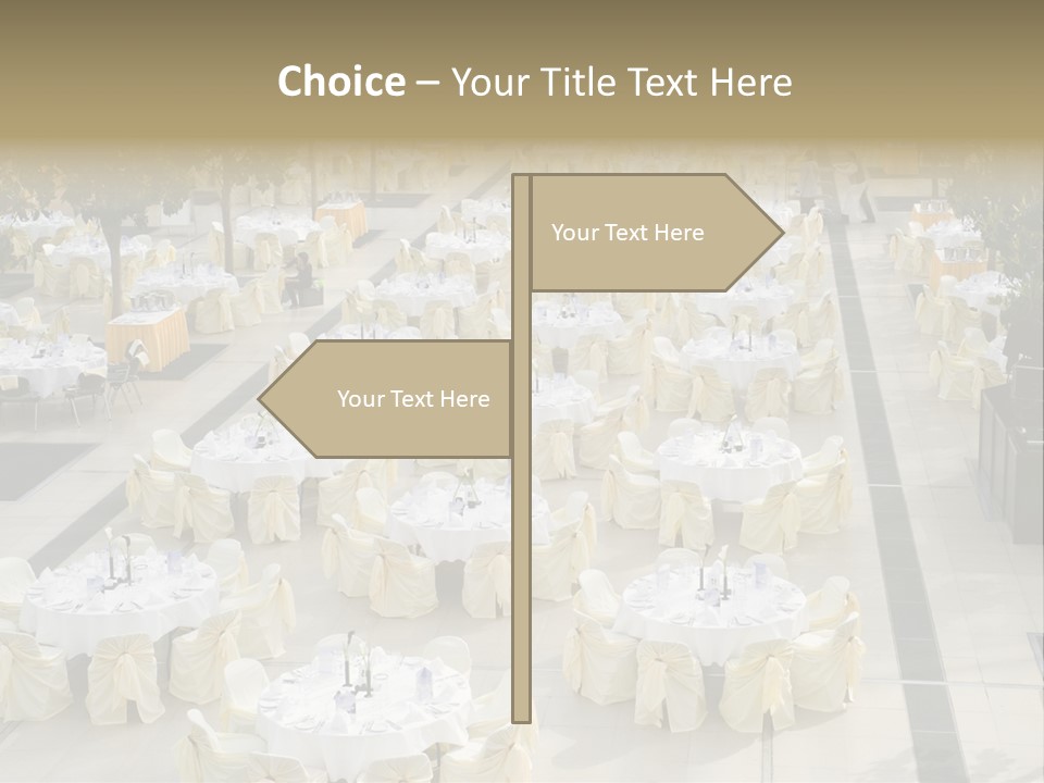 Food Hall Fork PowerPoint Template