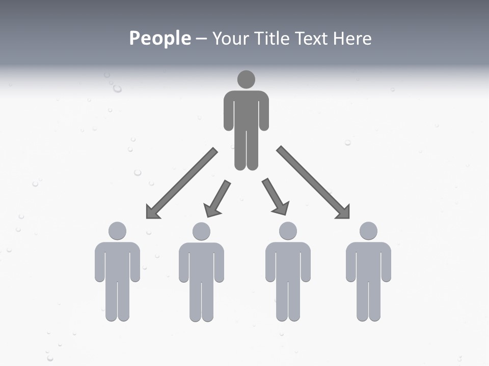 Water Bubble Splash PowerPoint Template