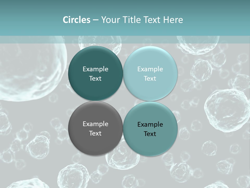 Microscope Sickness Medicine PowerPoint Template