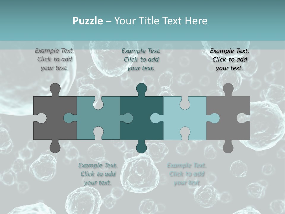 Microscope Sickness Medicine PowerPoint Template