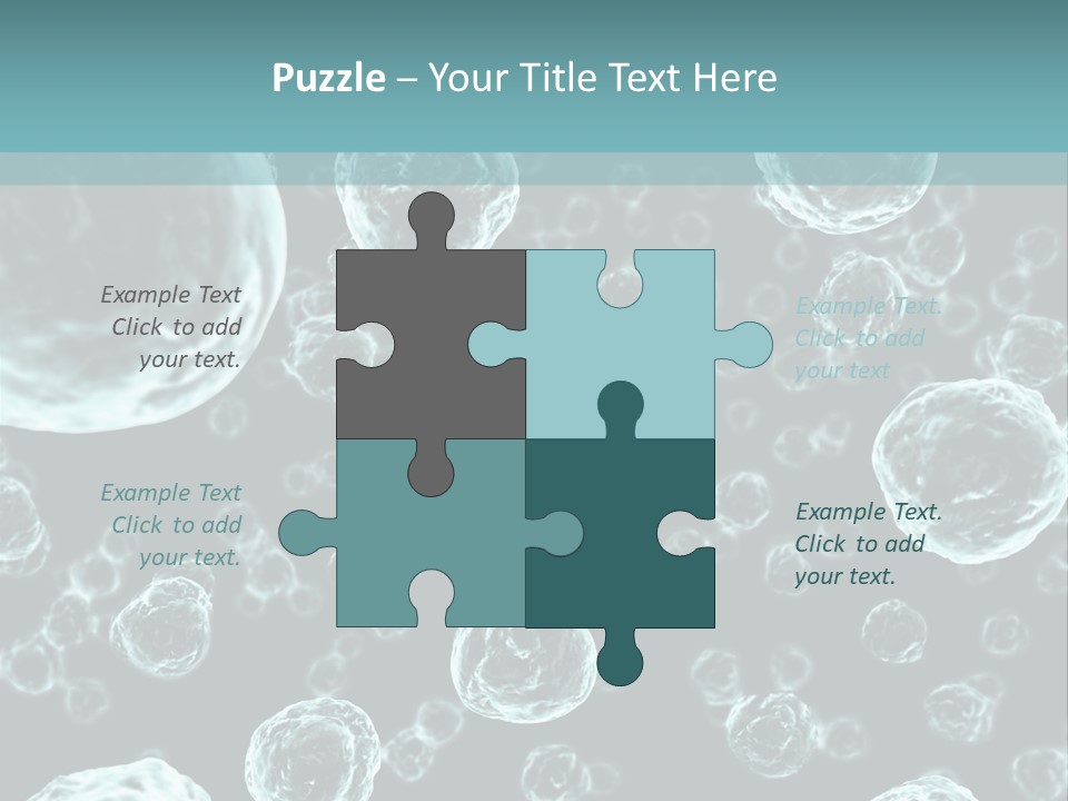 Microscope Sickness Medicine PowerPoint Template