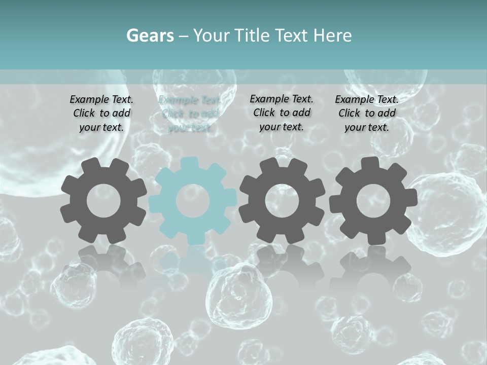 Microscope Sickness Medicine PowerPoint Template