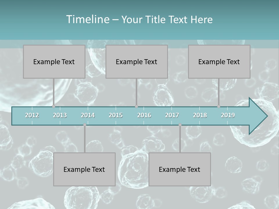 Microscope Sickness Medicine PowerPoint Template
