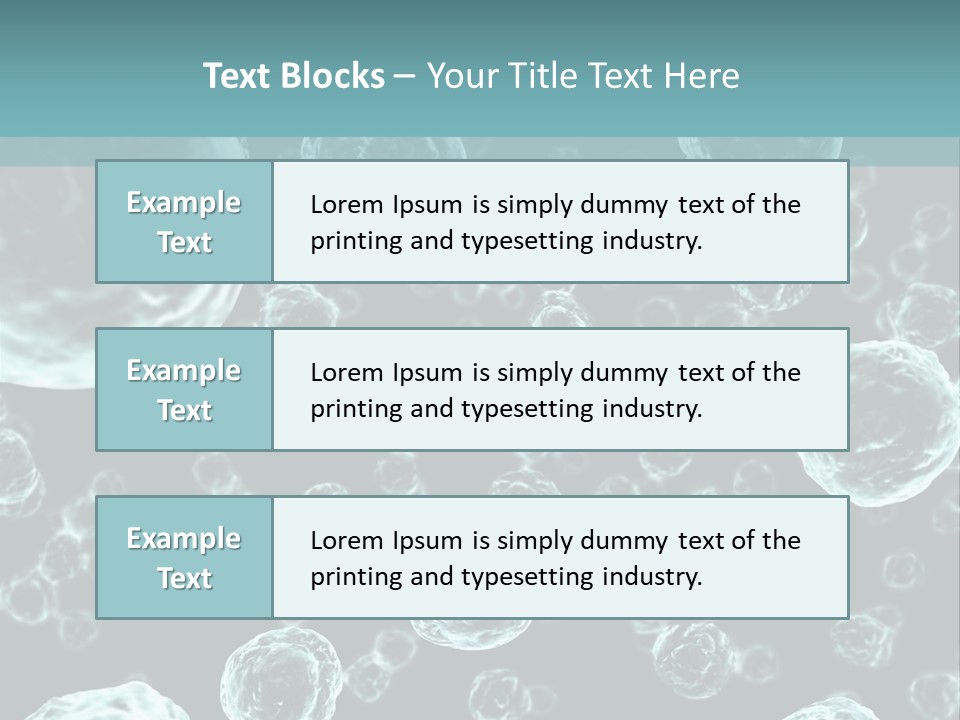 Microscope Sickness Medicine PowerPoint Template