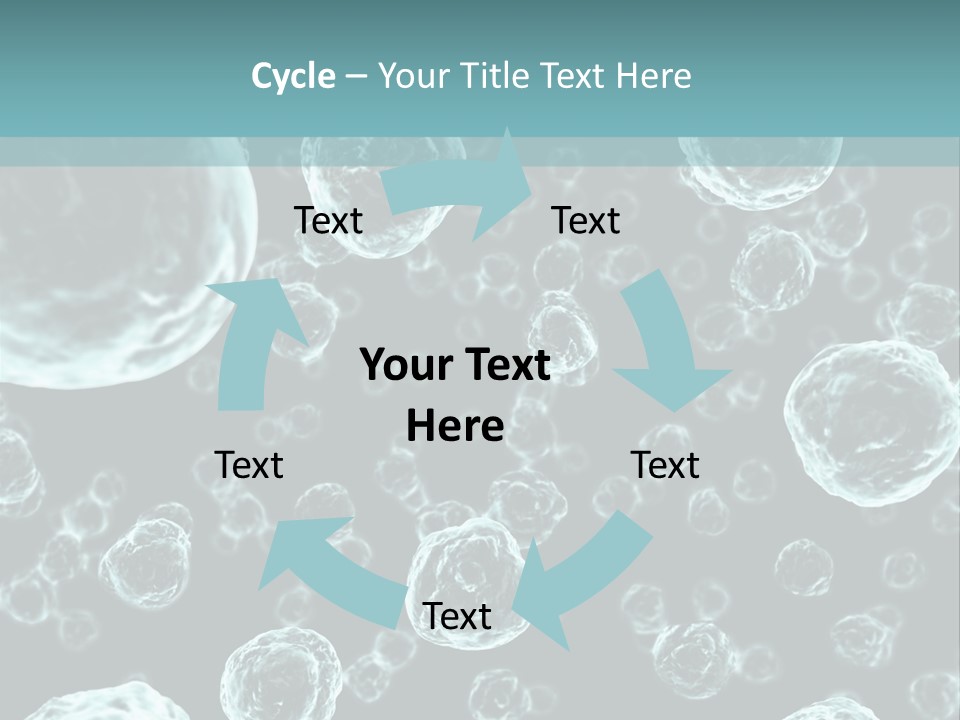 Microscope Sickness Medicine PowerPoint Template