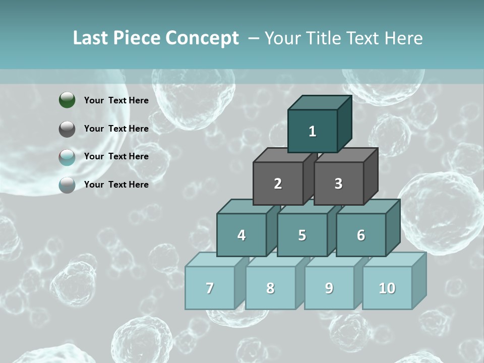Microscope Sickness Medicine PowerPoint Template