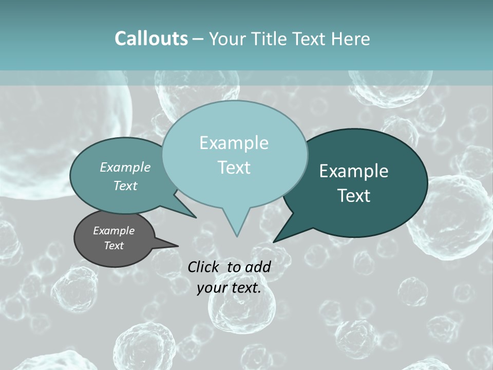 Microscope Sickness Medicine PowerPoint Template